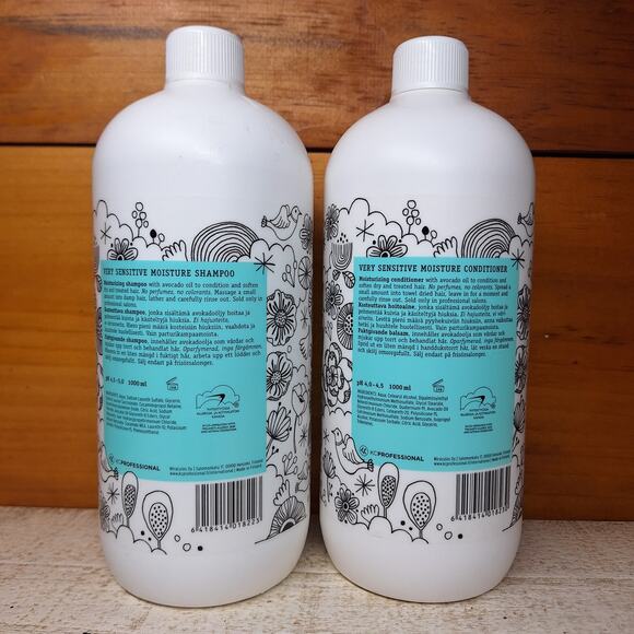 No Nothing Very Sensitive Moisture Shampoo & Conditioner Set 33.8 oz Each Large - Picture 2 of 4